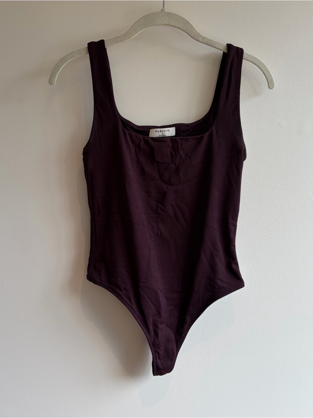 Babaton Plum Scoop Neck Bodysuit